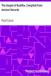 The Gospel of Buddha